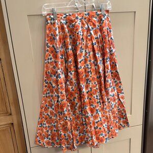 Floral Circle Skirt - 26” waist
